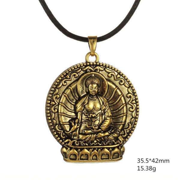 Pendentif Bouddha Or Position du Lotus