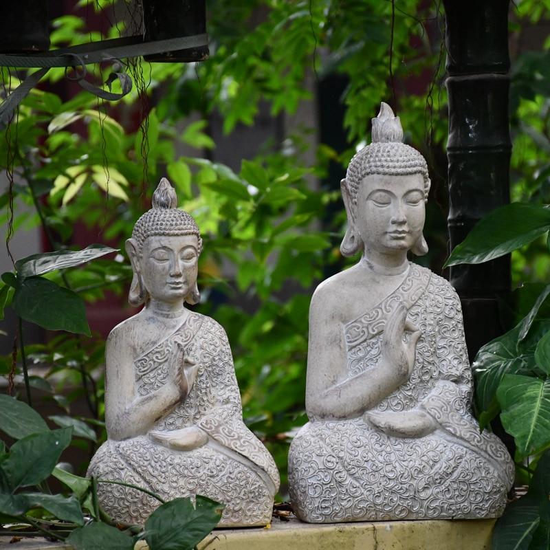 Statue Bouddha jardin zen - Statue Du Bouddha