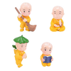 Les 4 Bouddha Enfant Jaune