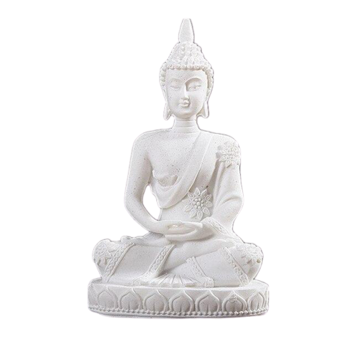 Statue Bouddha   Thaïlandais Blanc