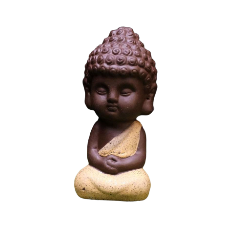Petite Statue Du Moine Bouddha