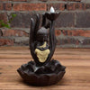 Porte Encens Bouddha  Bouddha sur Fleur de Lotus