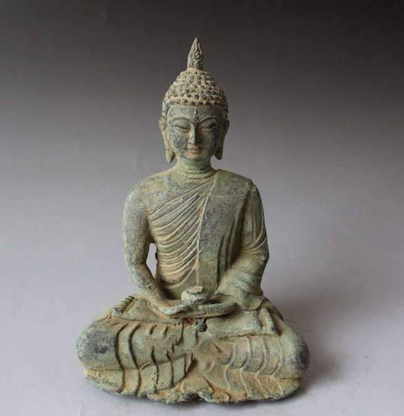 Statue Bouddha méditation Shakyamuni assis