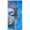 Tableau Bouddha Visage du Bouddha Astral bleu