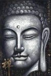Tableau Visage du Bouddha Graffiti