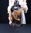 Grande Statue Bouddha bois Acajou