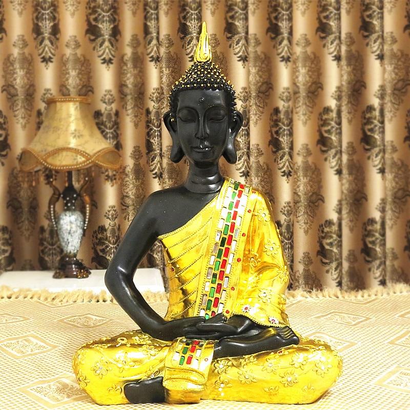 Statue Bouddha géante doré