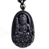 Pendentif Bouddha Obsidienne noire