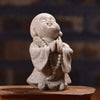 Statue Bouddha rieur prière