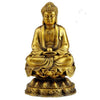 Statue Bouddha Méditation Or