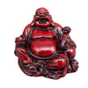 Statue Bouddha rieur rouge