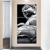 Tableau Bouddha Shakyamuni Noir et Blanc