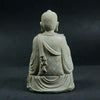 Statue Bouddha de protection assis fleur de lotus