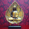 Statue Bouddha Feuille Doré