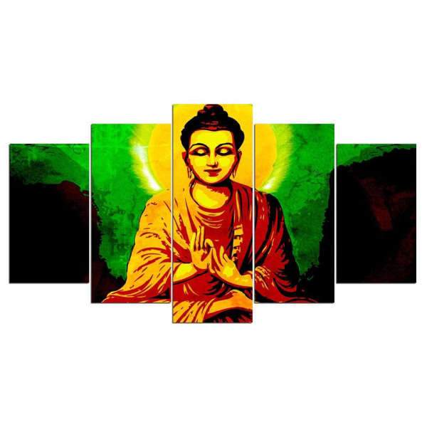 Tableau Bouddha Dharmachakra