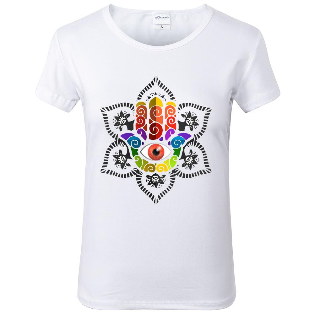 T-shirt Mandala main du Bouddha