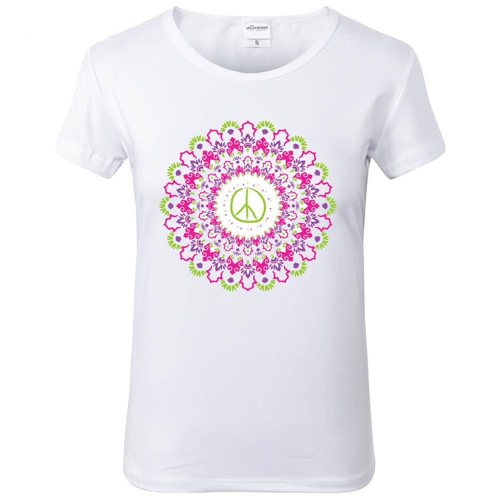 T-shirt Bouddha Mandala Paix femme