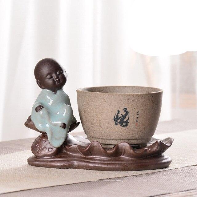 Pot de fleur Bouddha Argile