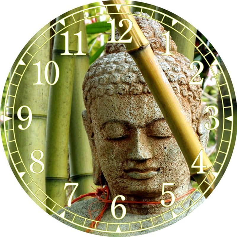 Horloge Bouddha Bambou