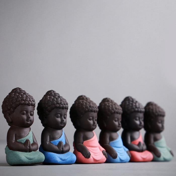 Mini Bouddha Vert Méditation