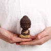Petite Statue Moine   Bouddha Jaune Clair