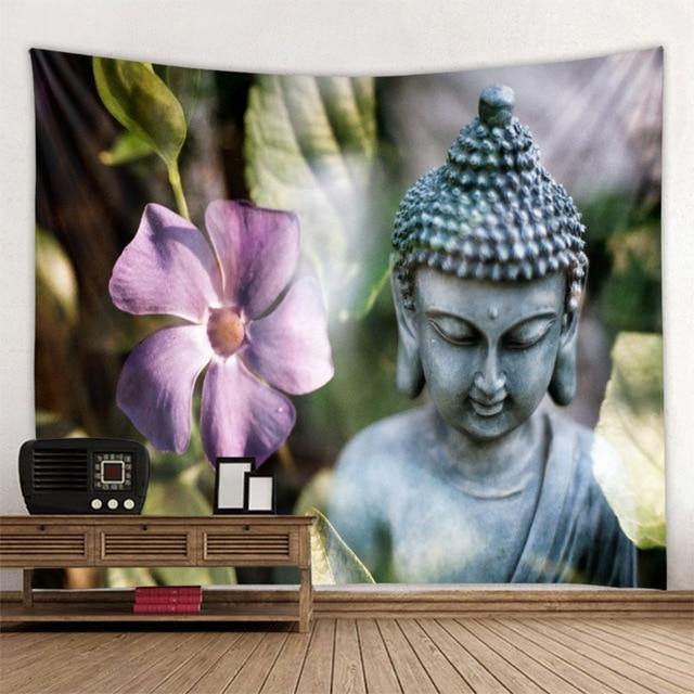 Grand Tableau Fleur Bouddha