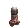 Statuette Bouddha Avec Un Chapelet