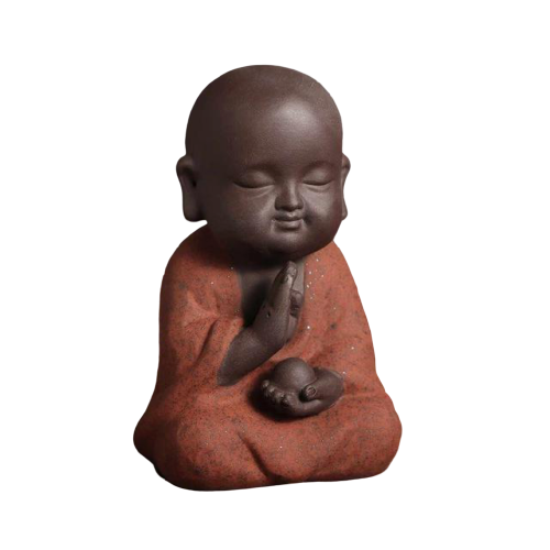 Le bouddha rieur traditionnel aux enfants, symbole de la fertilité