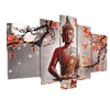 Tableau Bouddha Cerisier