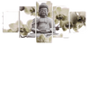 Tableau Bouddha Orchidée
