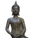 Statue Bouddha Jardin Zen