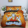 Housse de Couette Bouddha 4 Mains Orange