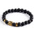 Bracelet Bouddha perles noires