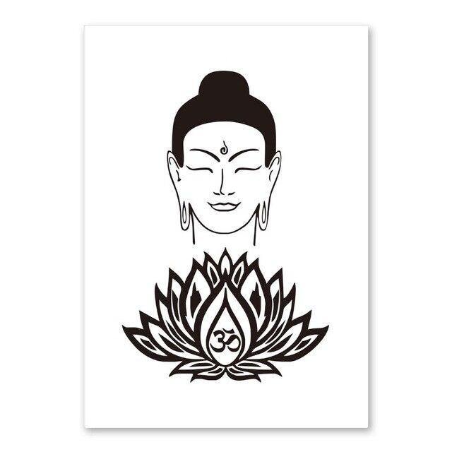 Dessin Bouddha Fleur De Lotus