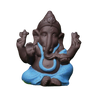 Statue Ganesh Du Dieu éléphant Bleu
