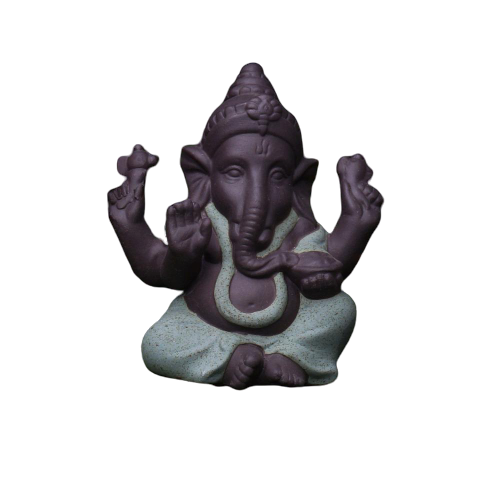 Statue Ganesh l'éléphant Vert
