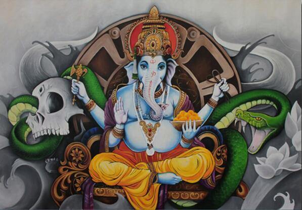 Tableau Dieu Ganesha