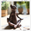 Statue Chat Méditation