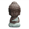 Petite Statue Moine   Bouddha Vert Foncé