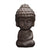 Petite Statue Moine Bouddha Noir