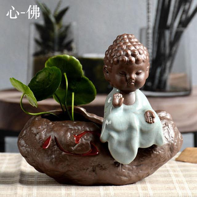 Pot de fleur Bouddha   Zen