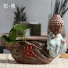 Pot de fleur Bouddha   Zen