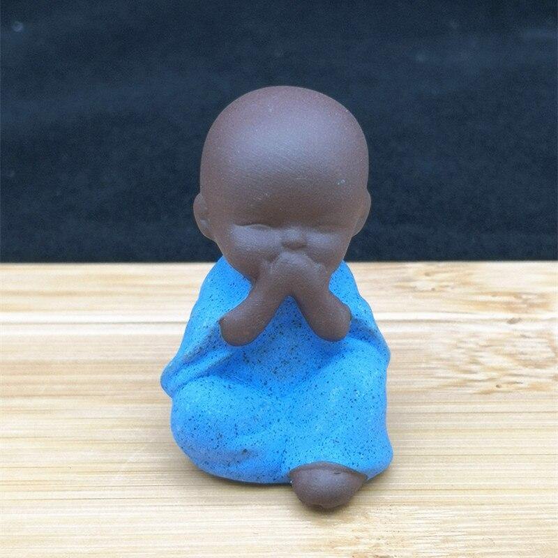 Petite Statuette Bouddha Bleu