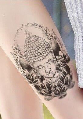 Tatouage Bouddha Lotus