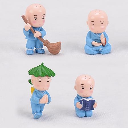 Les 4 Bouddha Enfant Bleu