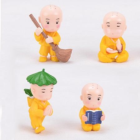 Les 4 Bouddha Enfant Jaune