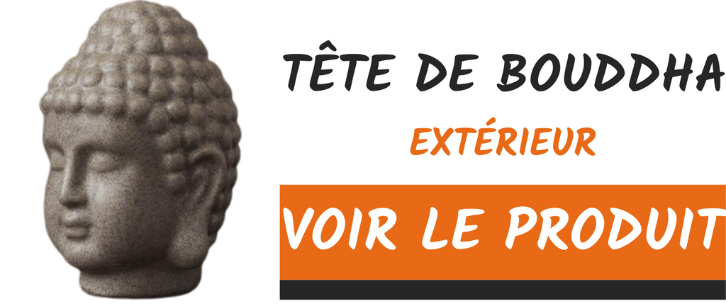 Tête de Bouddha jardin