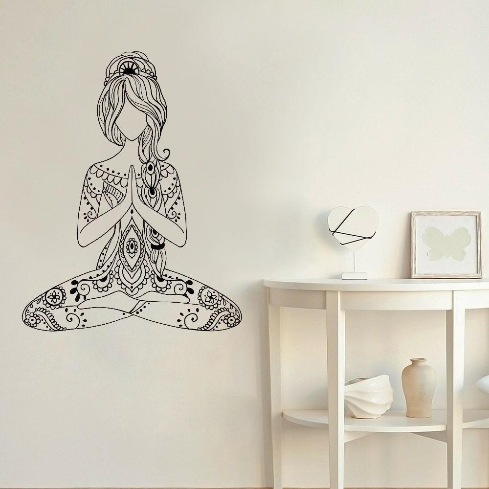 Stickers Bouddha Jeune Fille