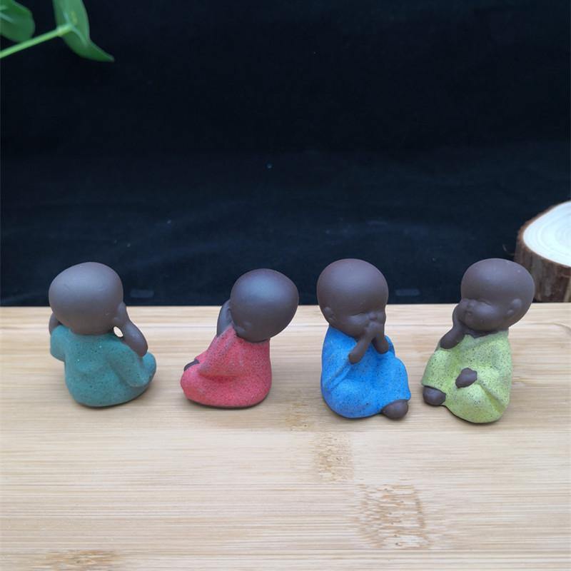 Petite Statuette Bouddha Vert Clair