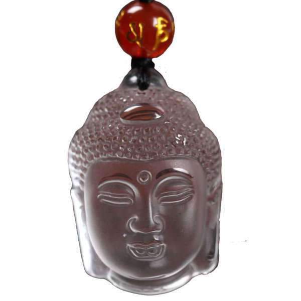 Pendentif Bouddha Tête du Bouddha Cristal